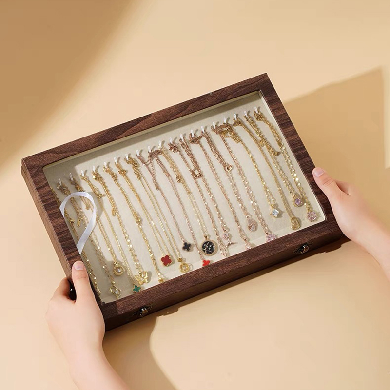 Travel Accessories Jewelry - กล่องเครื่องประดับไม้สําหรับงานแต่งงานแม่เพื่อนอุปกรณ์เสริมการเดินทางของขวัญกล่องเครื่องประดับ & Storage Organizer อุปกรณ์