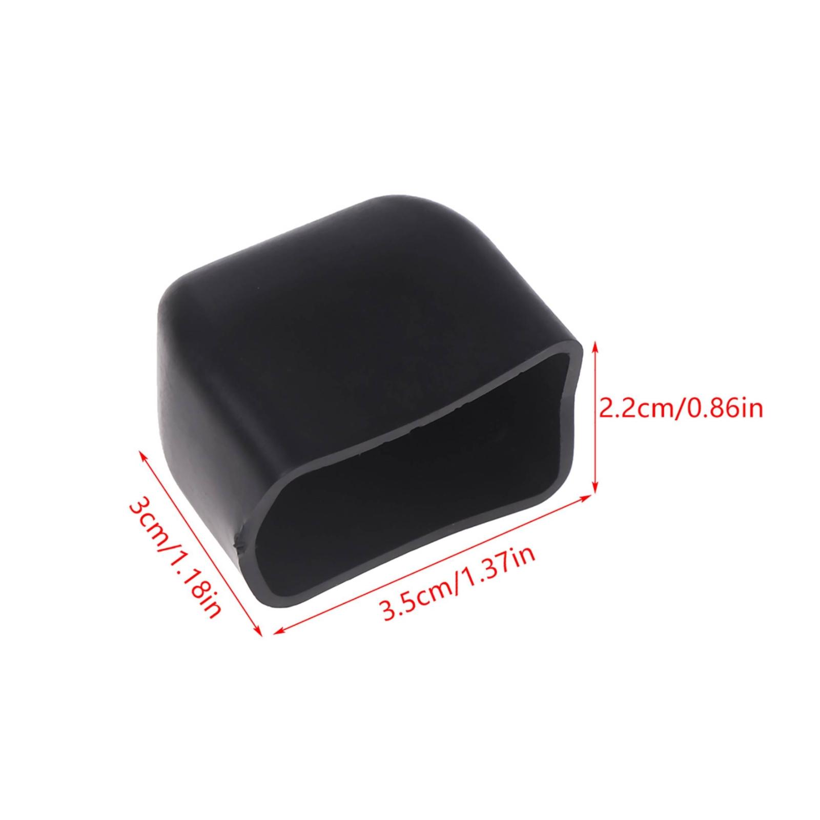 Luggage Cover Protector - ฝาปิดปลายคานขวางแร็คหลังคา ซิลิโคนสำหรับเปลี่ยน ฝาครอบแร็คสัมภาระ ป้องกันรอยขีดข่วน ตัวป้องกันอุปกรณ์รถยนต์