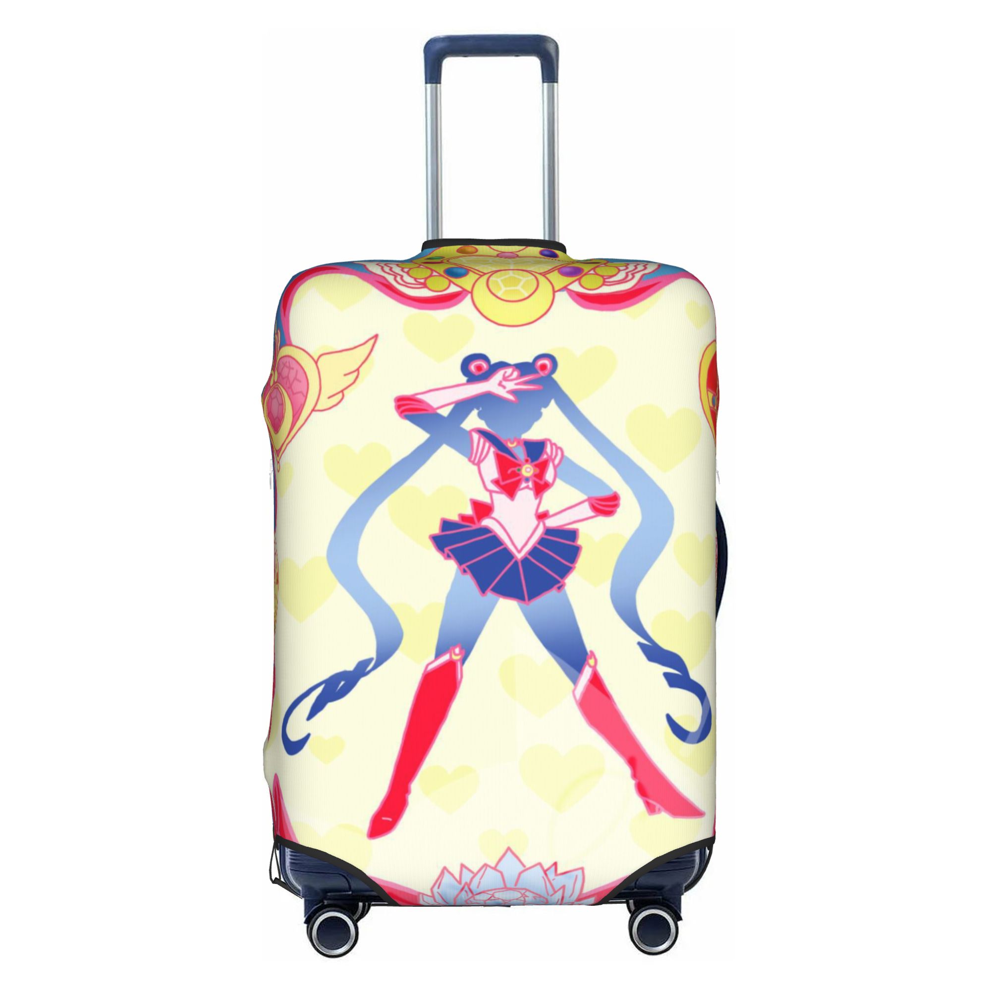 Luggage Cover Protector - ซีเลอร์มูนส์ คิวท์ การ์ตูน ท่องเที่ยว กระเป๋าเดินทาง ฝาครอบกันฝุ่น