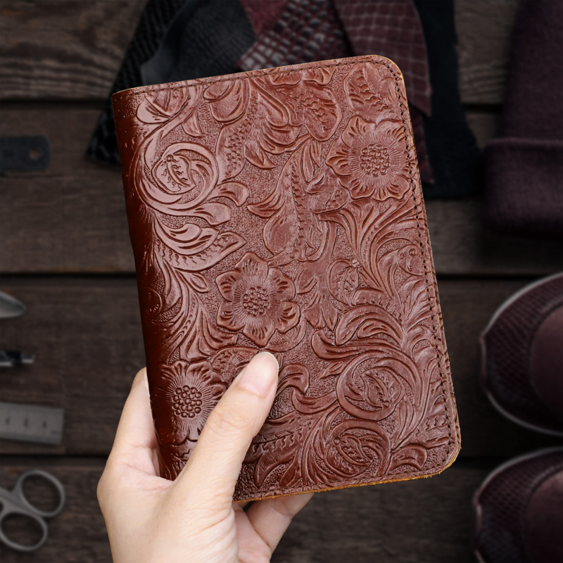 Travel Accessories Wallet - ซองใส่พาสปอร์ตหนังแท้ กระเป๋าเดินทางสำหรับผู้ชายและผู้หญิง ซองใส่เอกสารเดินทางหนังแท้