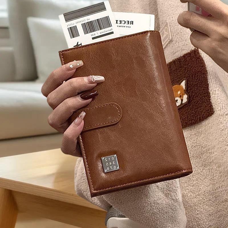 Travel Accessories India - กระเป๋าใส่บัตรเครดิตและบัตรประจำตัว ป้องกันการอ่านข้อมูลด้วย RFID ที่ใส่ตั๋วเครื่องบิน กระเป๋าสตางค์อเนกประสงค์ กระเป๋าสตางค์พาสปอร์ตสำหรับเดินทาง