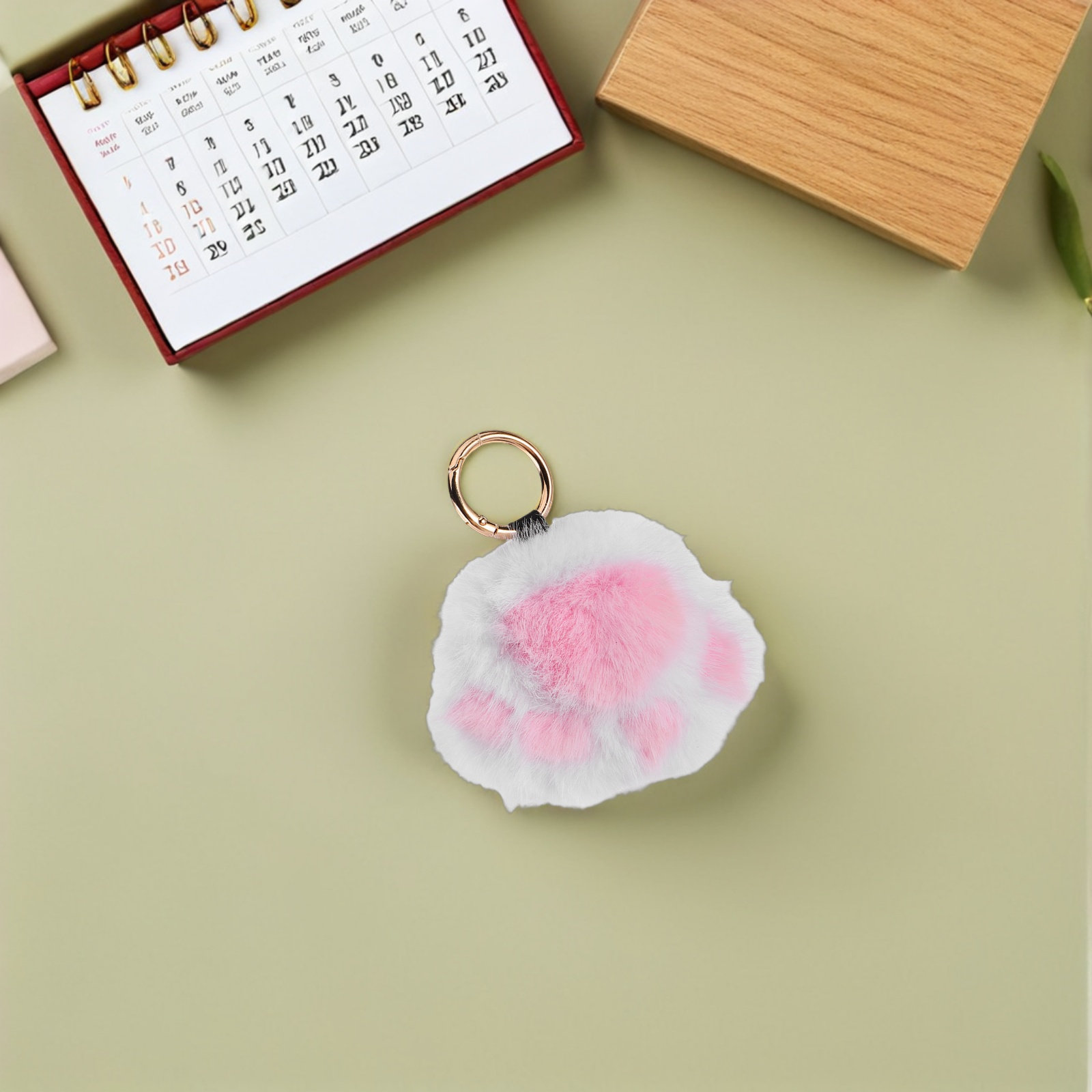 Travel Accessories Ideas - พวงกุญแจรูปอุ้งเท้าแมวน่ารัก สไตล์ลูกแมวขี้เล่น จี้ห้อยกระเป๋า สำหรับกระเป๋าถือ กระเป๋าสตางค์ กุญแจ