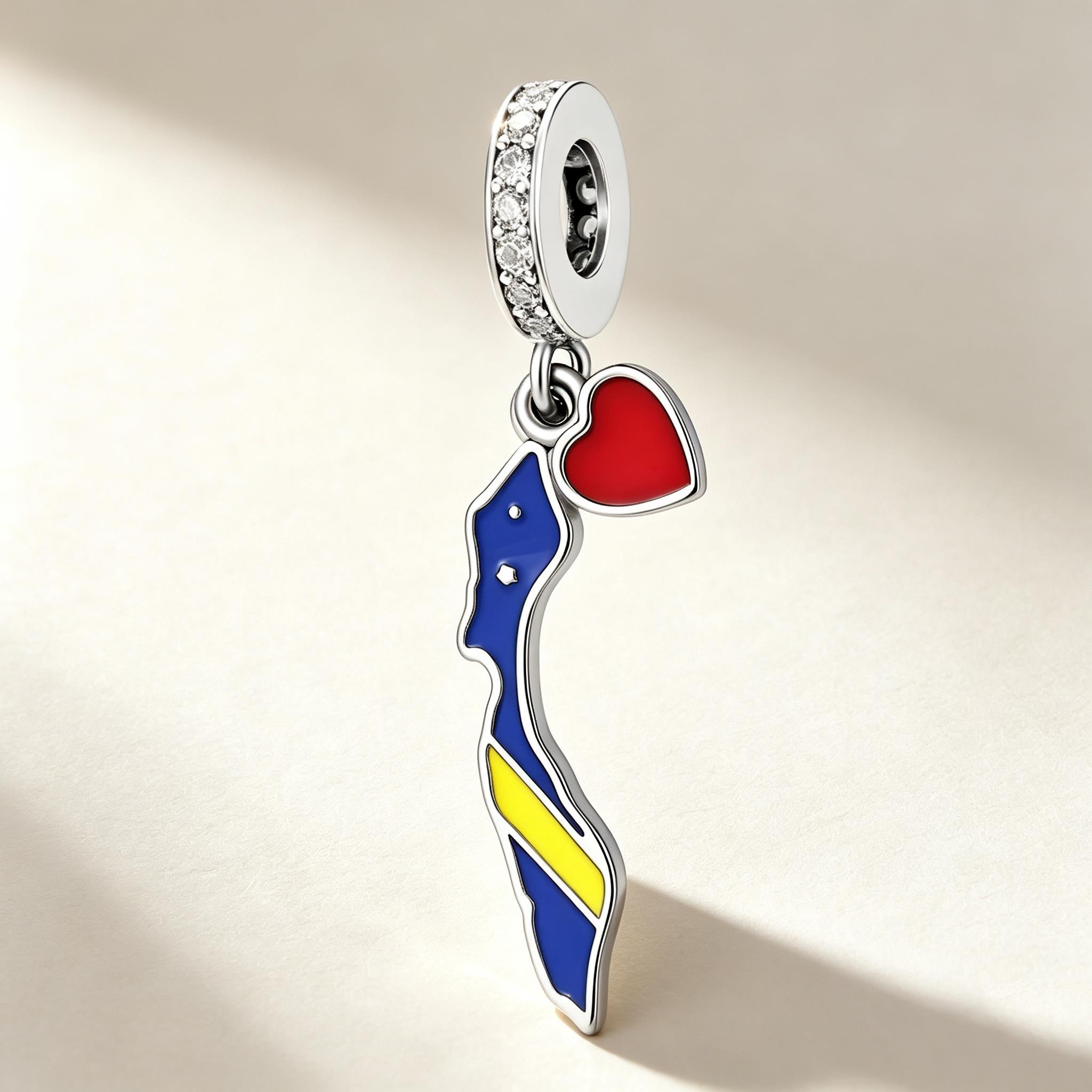 จี้เงินแท้ 925 เคลือบสีรูปธงชา - Travel Accessories Jewelry บทวิจารณ์และราคา