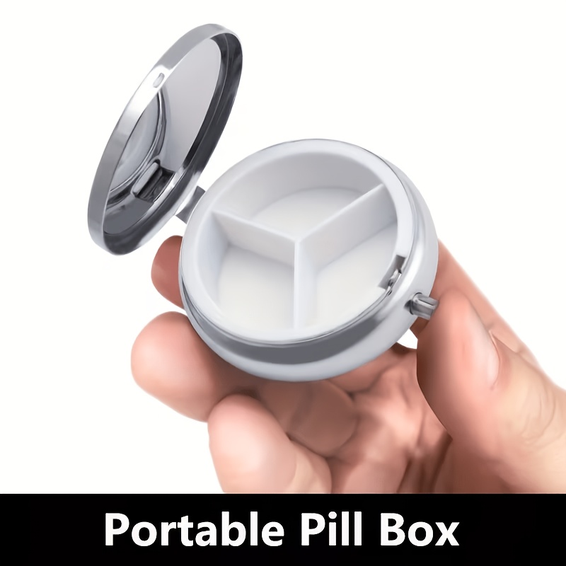 กล่องยาโลหะทรงกลมแบบพกพา ดีไซน - Travel Accessories As Gifts บทวิจารณ์และราคา