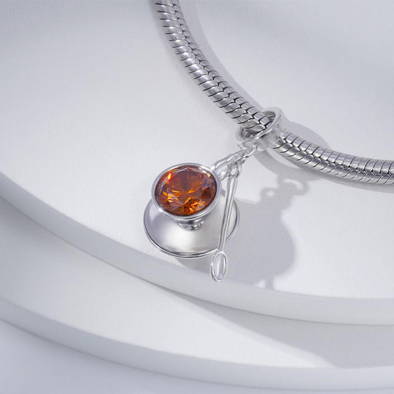 ลูกปัดชาร์มหลากสีเงินแท้ 925 เ - Travel Accessories Jewelry บทวิจารณ์และราคา