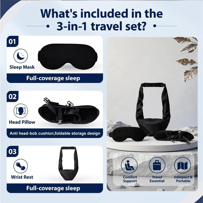 ชุดอุปกรณ์ช่วยนอนหลับบนเครื่อง - Travel Accessories Long Flight บทวิจารณ์และราคา