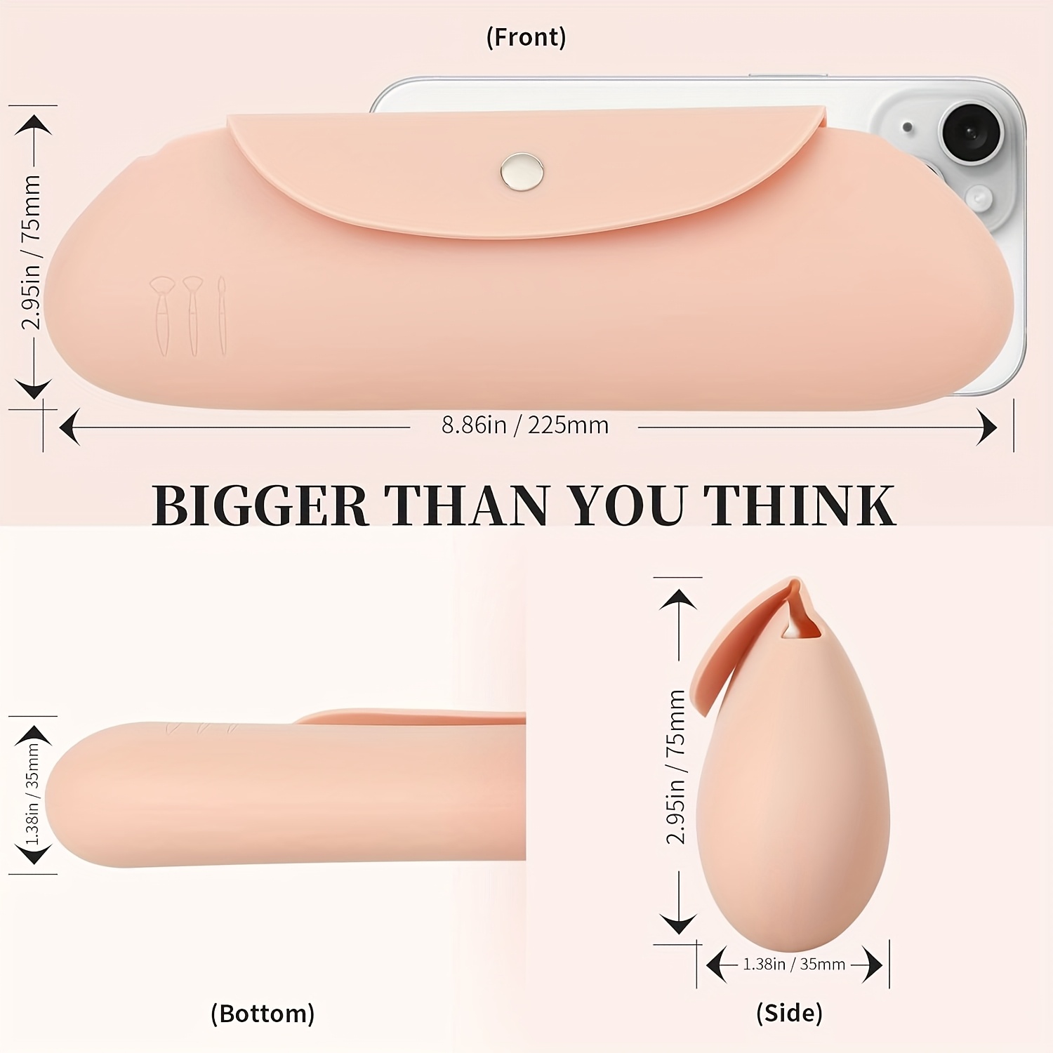 กระเป๋าจัดระเบียบแปรงแต่งหน้าซ - Travel Accessories Organizer Bag บทวิจารณ์และราคา