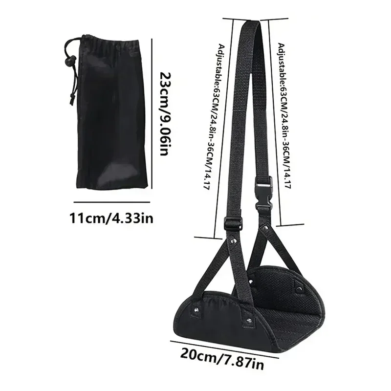 แบบพกพาปรับ Footrest Hammock ส - Travel Accessories Long Flight บทวิจารณ์และราคา