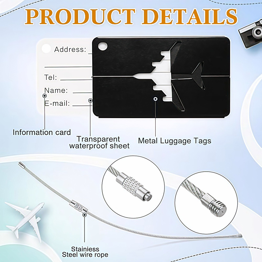 อลูมิเนียมอัลลอยด์แท็กกระเป๋าเ - Travel Accessories India บทวิจารณ์และราคา