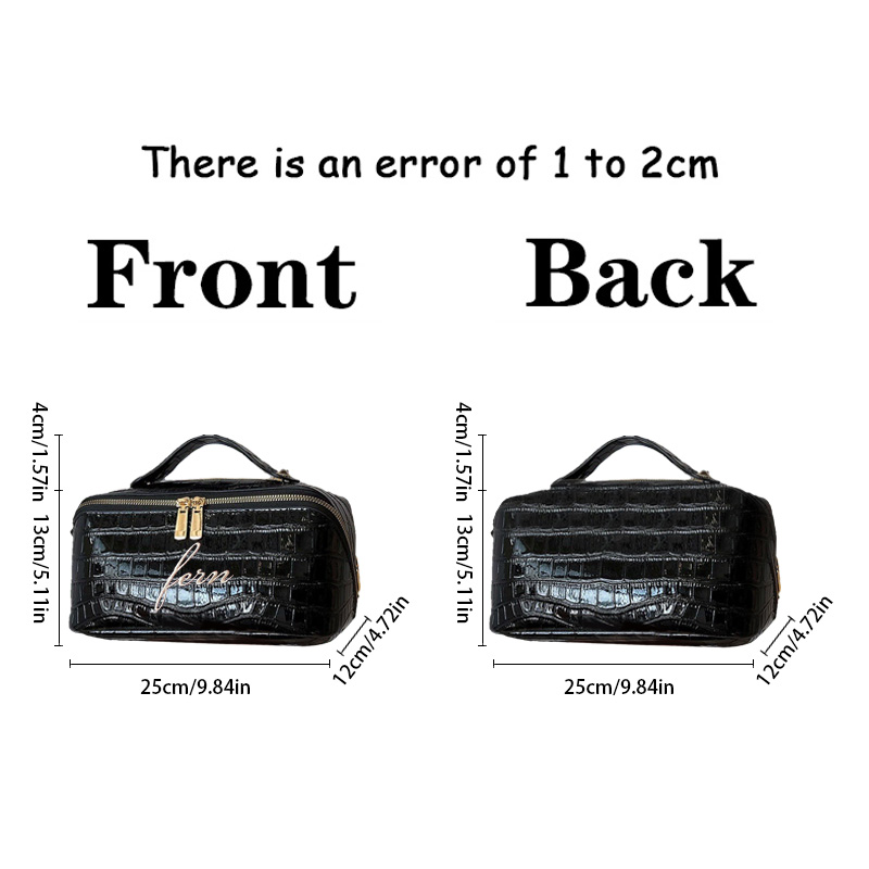 กระเป๋าเครื่องสำอางปักลาย Croc - Travel Accessories Ideas บทวิจารณ์และราคา