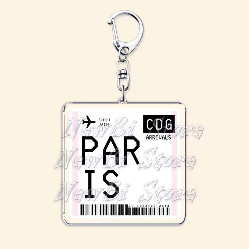 พวงกุญแจบอร์ดดิ้งพาสตั๋วเครื่อ - Travel Accessories Jewelry บทวิจารณ์และราคา